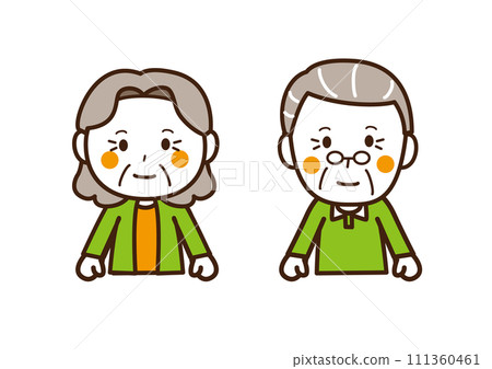 Grandma/Grandpa Normal upper body 3 colors Grandma/Grandpa Normal upper body 3 colors 111360461
