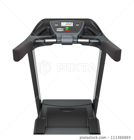 Walking Treadmill view from inside, 3D rendering 111360865