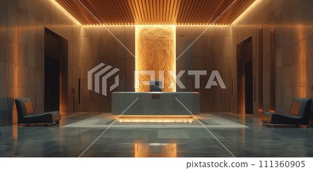 Office building interior 111360905