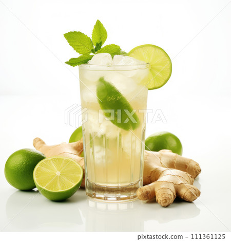 ginger lemonade with lime ginger lemonade with lime 111361125