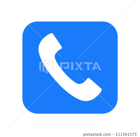 simple blue phone app 111361573