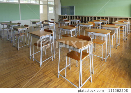 Classroom in an empty school Classroom in an empty school 111362208
