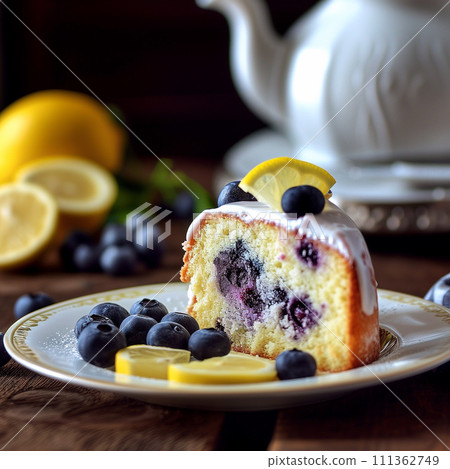 Refreshing and delicious lemon blueberry pound cake Refreshing and delicious lemon blueberry pound cake 111362749