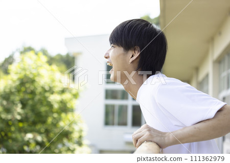 cheerful high school boy 111362979