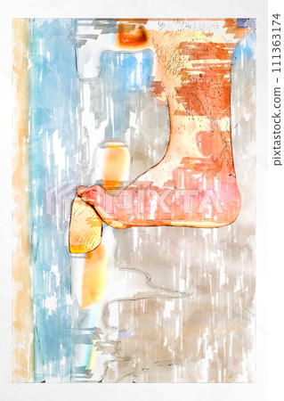 Sketch style bouldering bouldering wall wall wooden hold bouldering gym 111363174