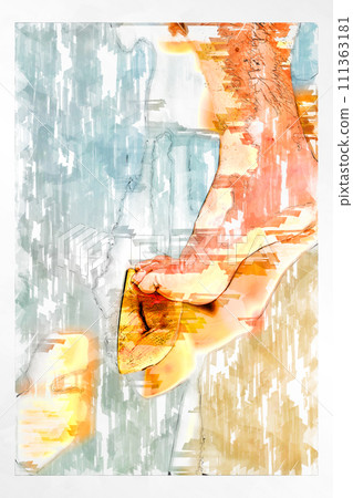 素描風格抱石抱石牆牆木抱石健身房 素描風格抱石抱石牆牆木抱石健身房 111363181