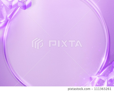 帶有絲帶的紫色背景材料 帶有絲帶的紫色背景材料 111363261