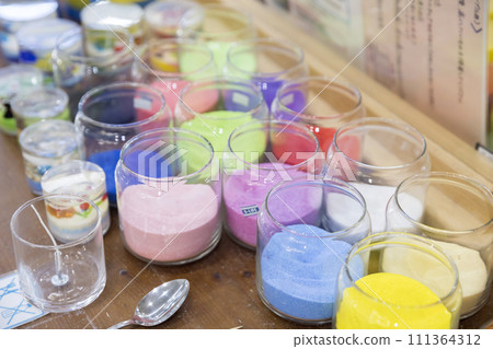 Gel candle making workshop Color Sand Gel candle making workshop Color Sand 111364312