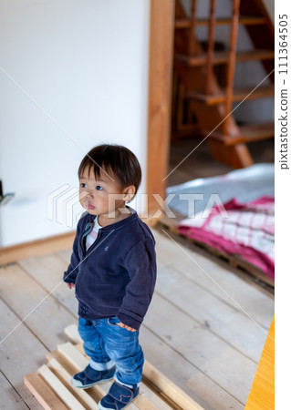 Children at home being renovated Renovation 111364505