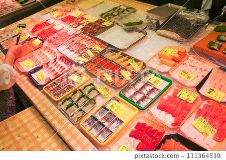 海鮮蓋飯的用料 海鮮蓋飯的用料 111364539