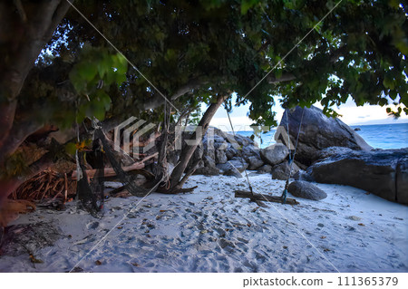 偏遠島嶼上的沙灘 偏遠島嶼上的沙灘 111365379