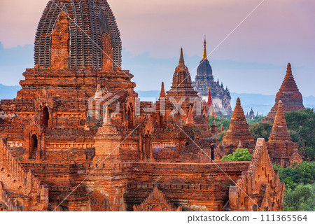 Bagan, Myanmar temples in the Archaeological Zone 111365564