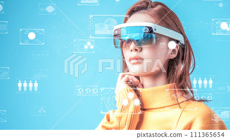 數字世界、DX 網絡安全、互聯網安全形象的成功商業領袖 111365654