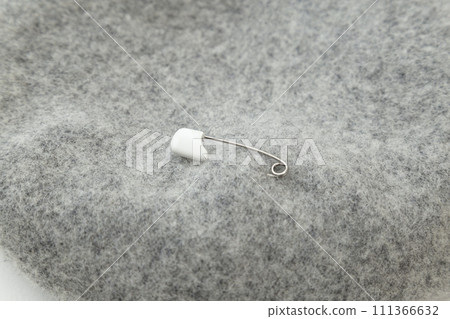 safety pin stuck in felt 111366632
