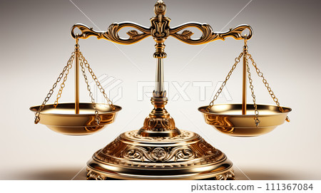 AI-generated content. Symbol of law and justice a powerful concept portrayed in this standard illustration 111367084