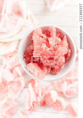 Grapefruit on the table 111368357