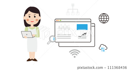 一個女人分析的形象 111368436