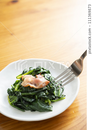 炒菠菜 炒菠菜 111369873