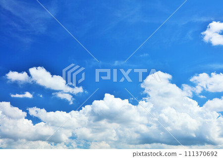 Summer blue sky and clouds 111370692