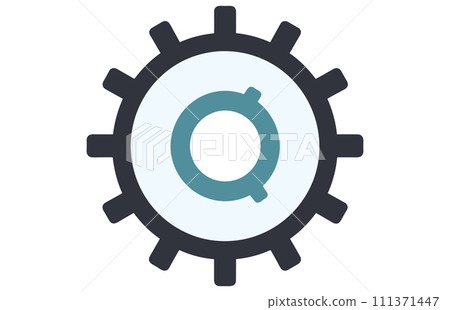 Gear wheel icon set. Gear Wheel vector illustration. 111371447