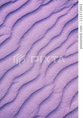Abstract wavy sandy background. Beach sand texture 111371603