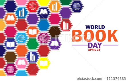 World Book Day Vector Template Design Illustration World Book Day Vector Template Design Illustration 111374883