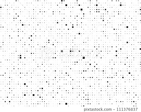 Subtle halftone grunge urban texture vector. Distressed overlay texture. Grunge background. Black isolated on white background.Vector 111376837