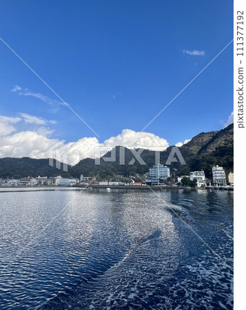 從港口看到的風景,三津港遊船碼頭 從港口看到的風景,三津港遊船碼頭 111377192