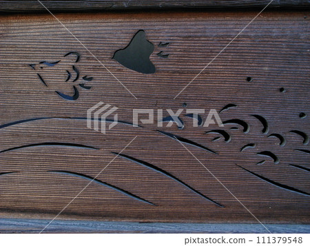 Takehara, Hiroshima Prefecture: Bird-decorated panel found in a private home Takehara, Hiroshima Prefecture: Bird-decorated panel found in a private home 111379548