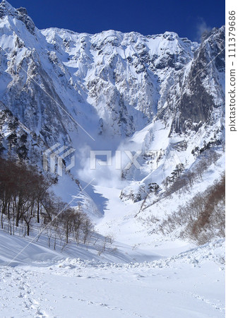 谷川武市倉澤發生地表雪崩 谷川武市倉澤發生地表雪崩 111379686