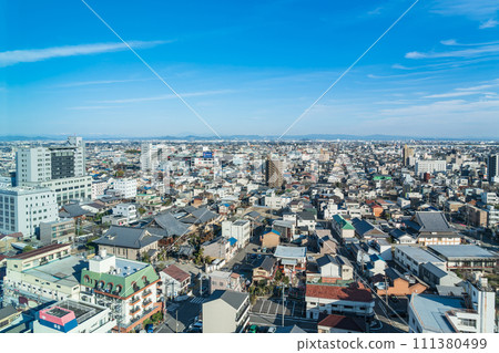 Ichinomiya City Hall, view from the observation lobby (Ichinomiya City, Aichi Prefecture) 111380499