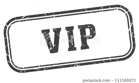 vip stamp. vip rectangular stamp on white background vip stamp. vip rectangular stamp on white background 111380873