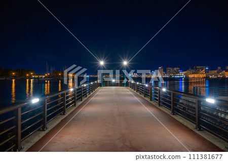 Hakodate Port illuminated Hakodate Port illuminated 111381677