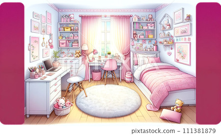 "Pink Dream: Girl's Private Room" "Pink Dream: Girl's Private Room" 111381879