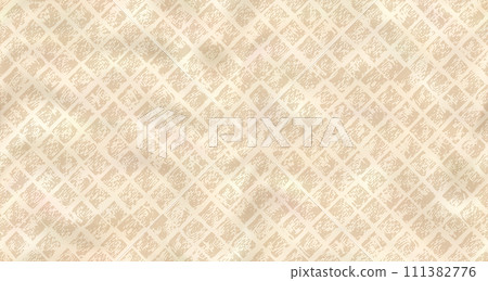Waffle towel with diagonal seamless pattern of noisy texture in colors of natural linen Waffle towel with diagonal seamless pattern of noisy texture in colors of natural linen 111382776
