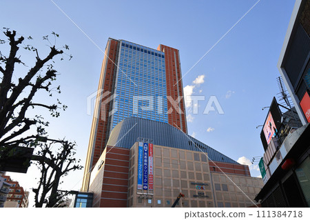 Carrot Tower in Sangenjaya , Japanese translation setagaya Nov 28 2023 111384718
