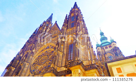 Prague Castle, the majestic St. Vitus Cathedral Prague Castle, the majestic St. Vitus Cathedral 111385276