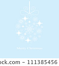 Merry Christmas greeting 111385456