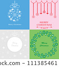 Collection Christmas greetings 111385461