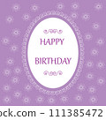 Colorful card for greeting happy birthday 111385472
