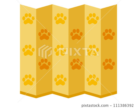 狗爪圖案屏風 111386392