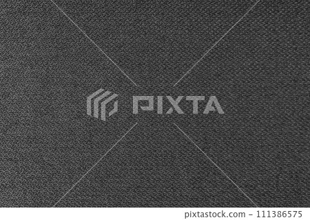 Textile background, gray coarse fabric texture, jacquard woven upholstery 111386575