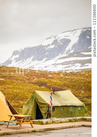 Tent in Haukeli mountains, Norway Tent in Haukeli mountains, Norway 111386600