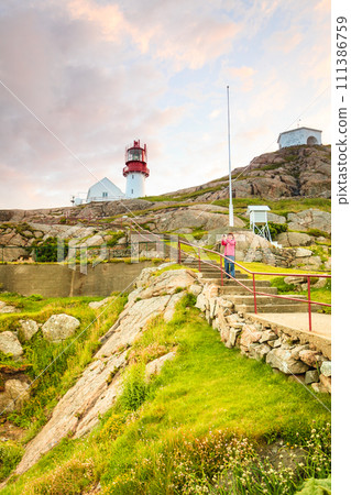 Lindesnes Lighthouse in Norway Lindesnes Lighthouse in Norway 111386759