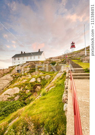 Lindesnes Lighthouse in Norway 111386851