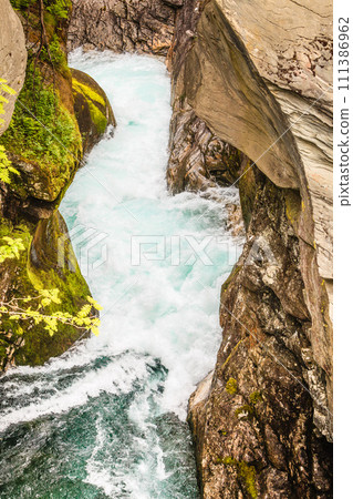 Gudbrandsjuvet gorge in Norway Gudbrandsjuvet gorge in Norway 111386962