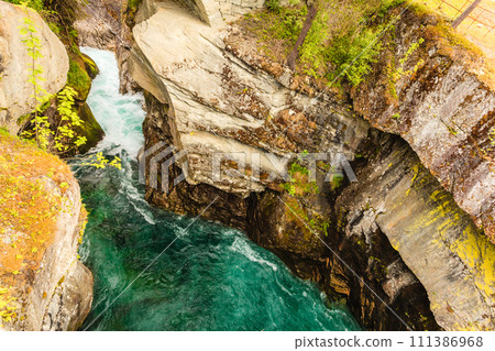 Gudbrandsjuvet gorge in Norway Gudbrandsjuvet gorge in Norway 111386968