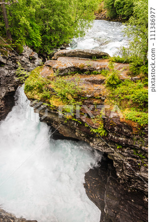 Gudbrandsjuvet gorge in Norway 111386977