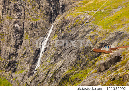 Trollstigen viewpoint in Norway 111386992