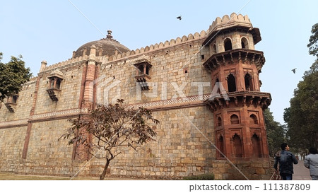 Delhi , India - Purana Quila , A picture of Purana Quila in delhi 29 january 2024 Delhi , India - Purana Quila , A picture of Purana Quila in delhi 29 january 2024 111387809